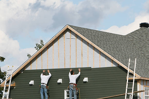 Professional Siding Replacement technician working in California, KY